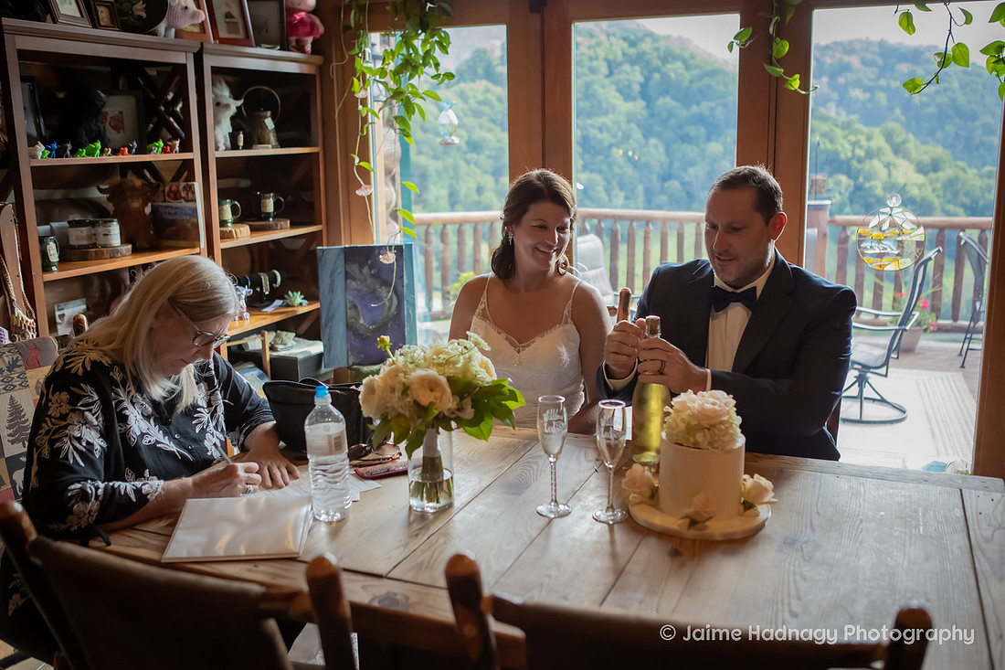 Wedding in the Mountains | Asheville Elopement Photographer