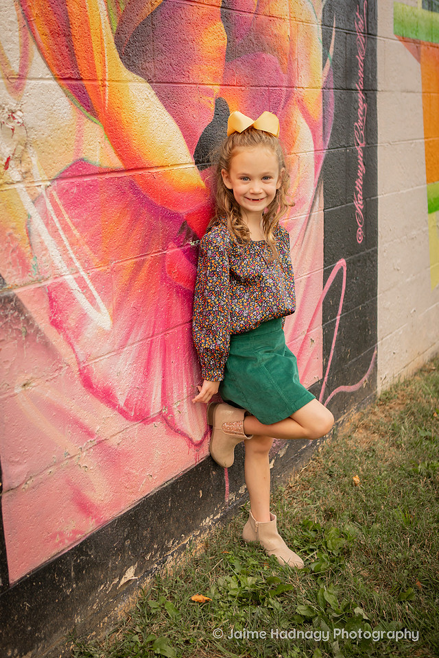 FUn Playful Outdoor Family Photos in the River Arts District Asheville