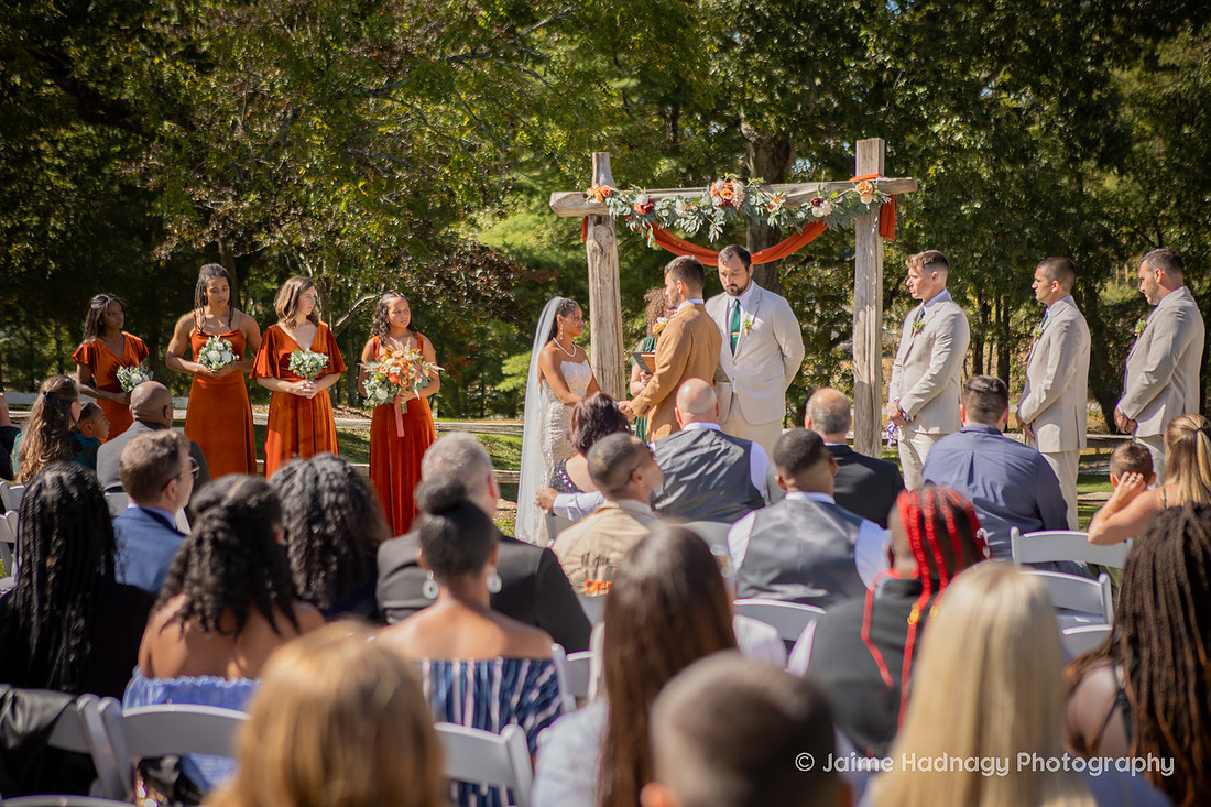 Outdoor Ceremony | Asheville Wedding Photographer