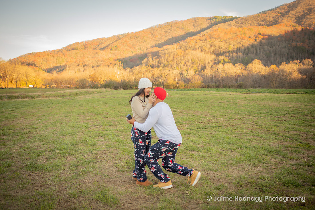 Surprise Proposal During Family Photos