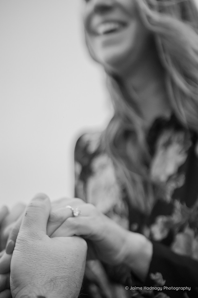 Asheville rainy surprise proposal photoshoot