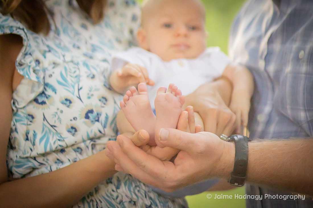 Family Photos with Newborn Baby | Infant Photographer