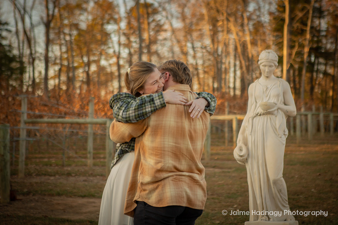 Vineyard Proposal Photography | Asheville Engagement Photographer