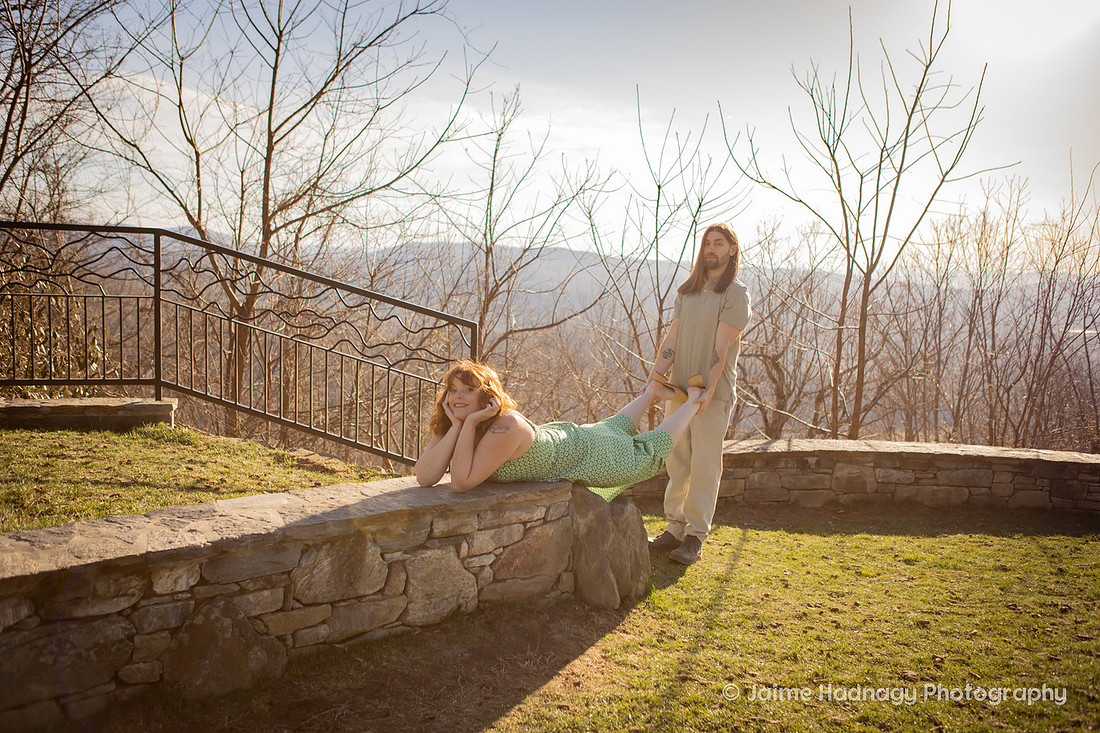 Sweet and Fun Engagement Photos in the Mountains