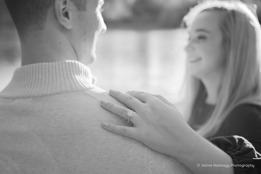 Engagement Photography Session at Lake Louse in Weaverville NC