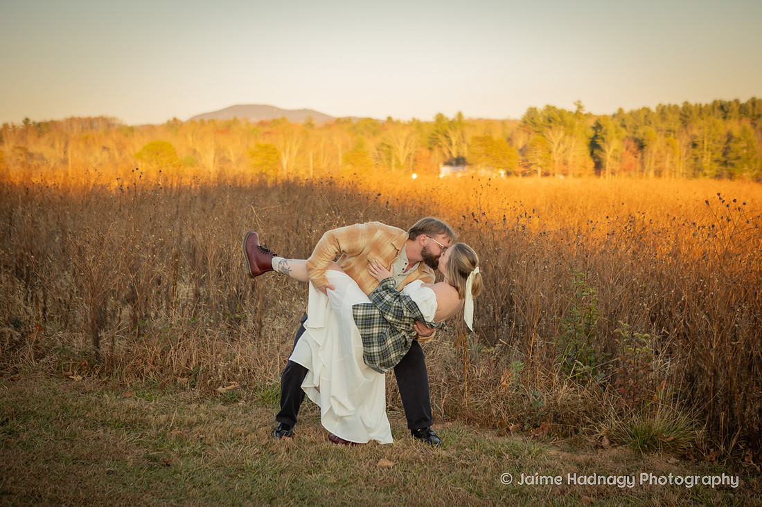 Hendersonville Vineyard Engagement Photos
