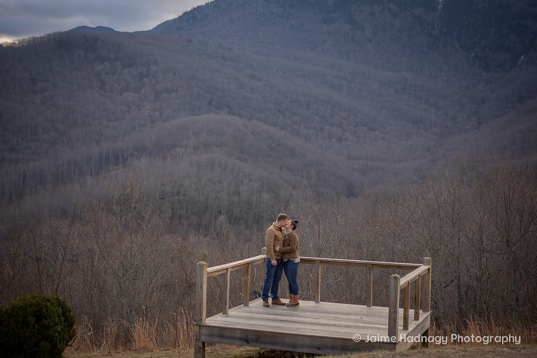 Proposal on Vacation at Redstone in Burnsville | Asheville Photographer
