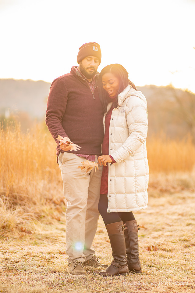 Fall Photos for Beautiful Couple | Asheville Photographers