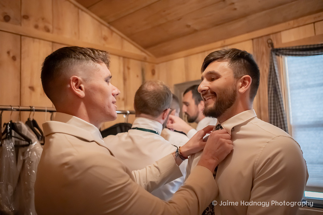 Getting Ready Wedding Photos at the Barn at Tall Oaks Farm | Asheville Photographer
