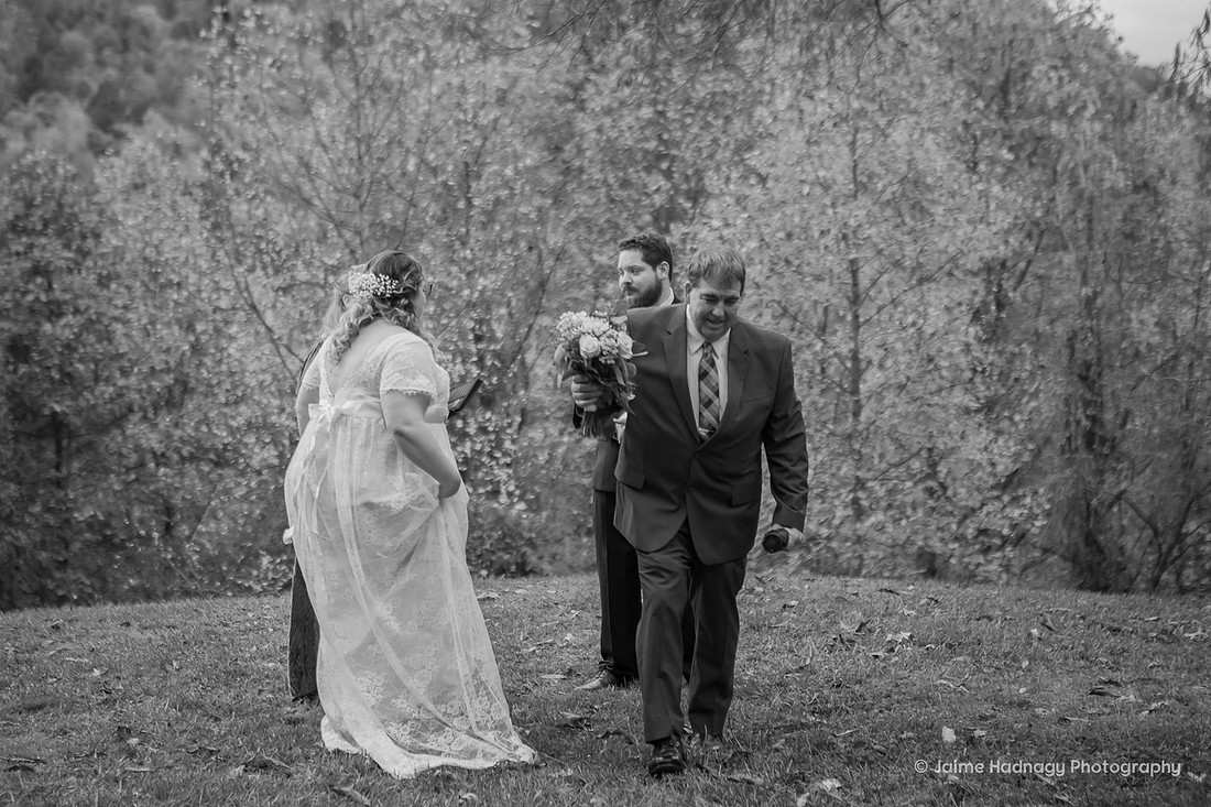 Beautiful Fall Wedding at Engadine Inn Candler NC | Asheville Photographer | Leaf Season
