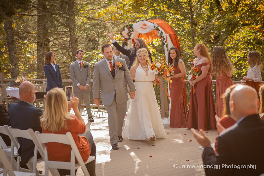 Outdoor Wedding Ceremony | Asheville Wedding Photographer