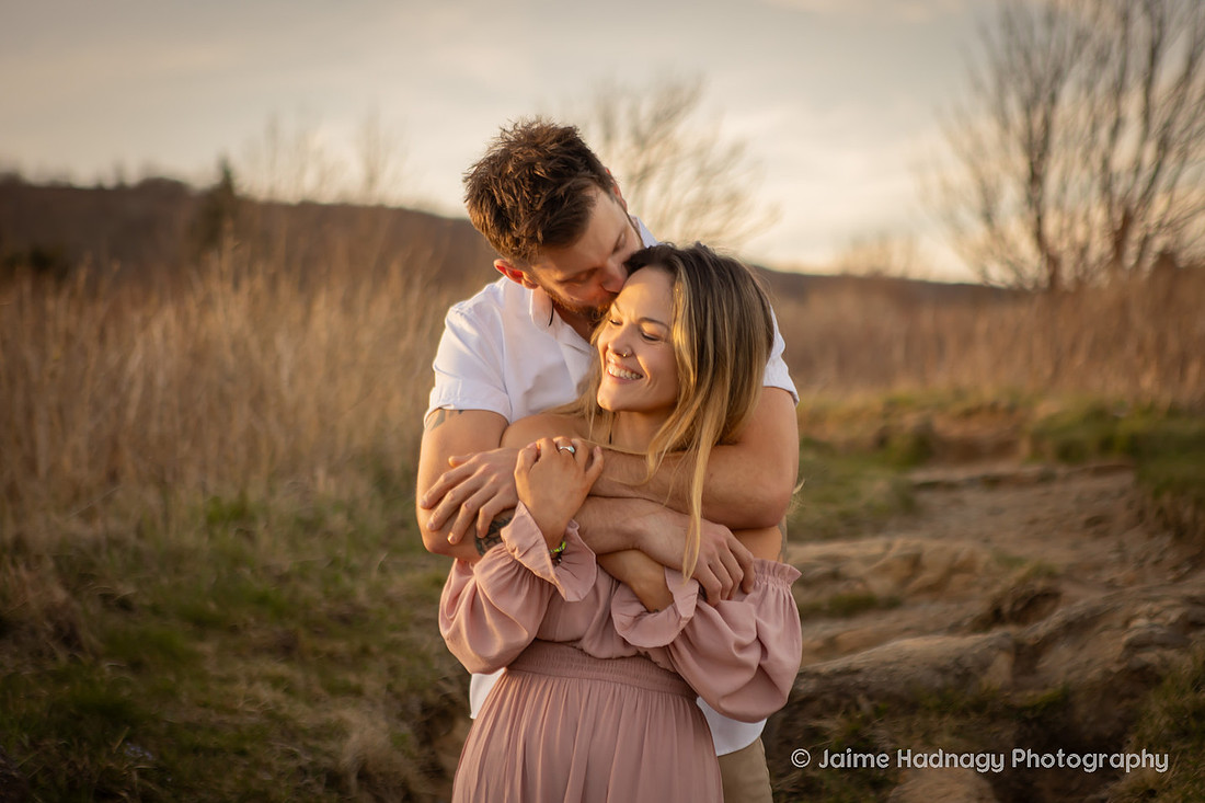 Sunset Engagement Session at Black Balsam | Asheville Photographer
