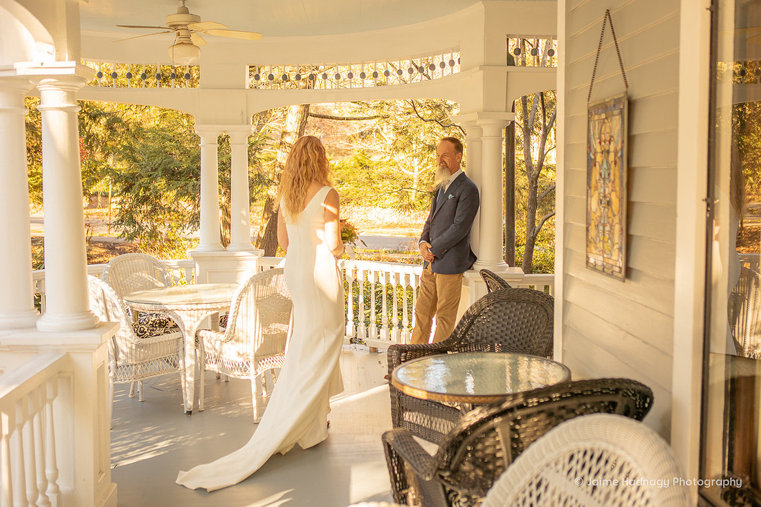 Asheville wedding day photography at The Wright Inn and Carriage House | Elopement Photographer