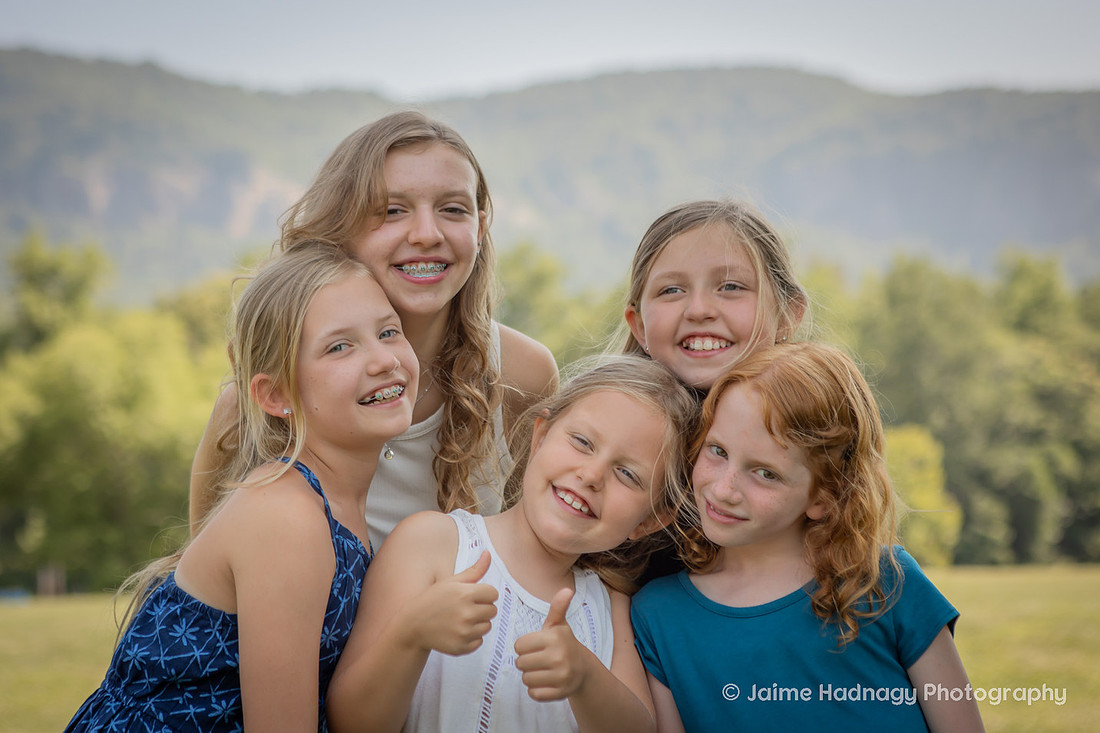 Family Photos with Mountains in Lake Lure | Black Mountain Photographer