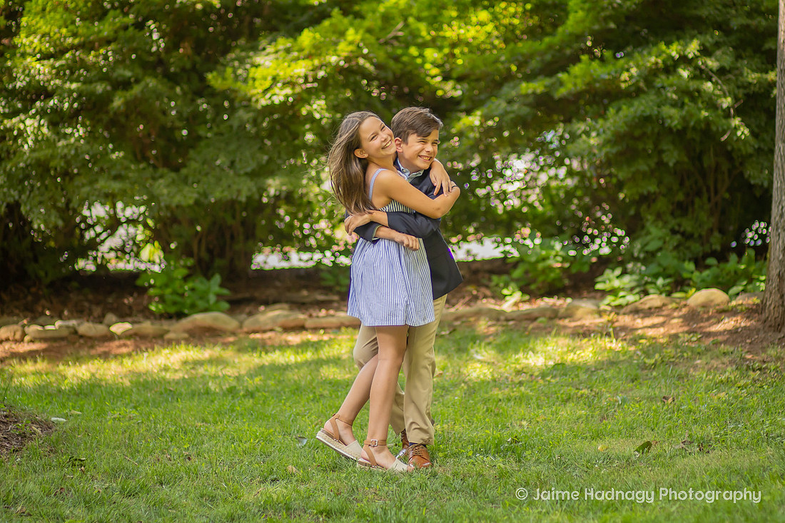 Fun Family Photo Session Outside | Asheville Photographer