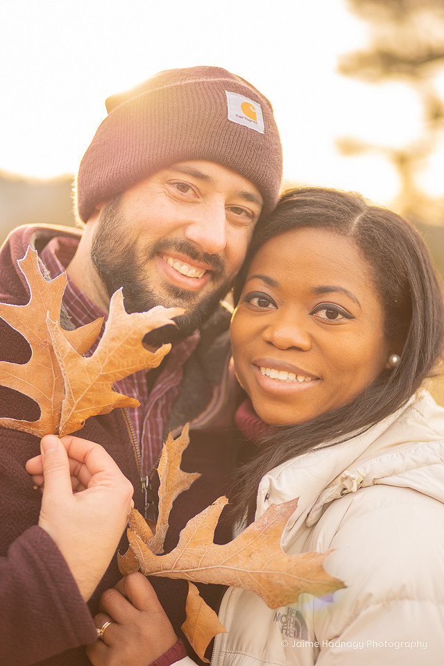 Fall Photos for Beautiful Couple | Asheville Photographers