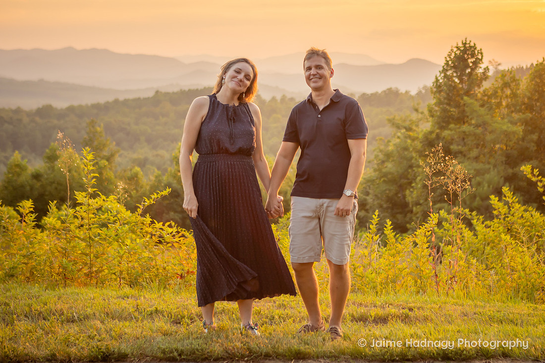 Sunset Family Photos Golden Hour 