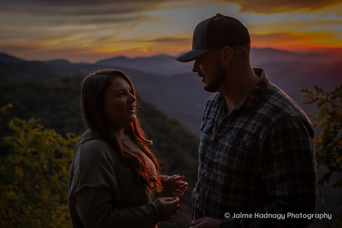 Getting Engaged at Pretty Place Fred Symmes CHapel | Asheville Proposal Photographer