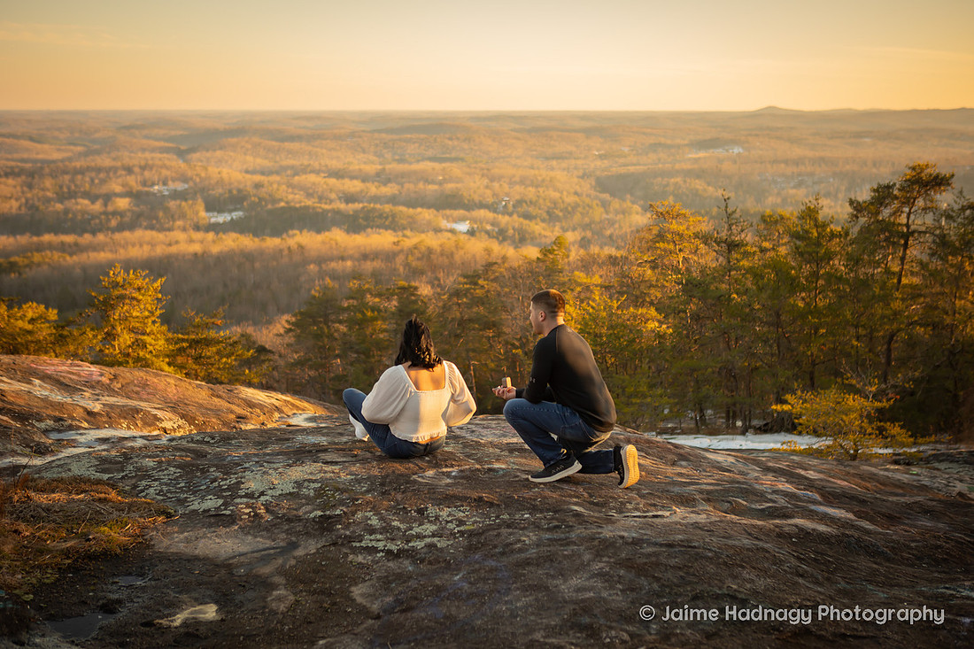 Beautiful Mountain Engagement Session | Asheville Proposal Photographer
