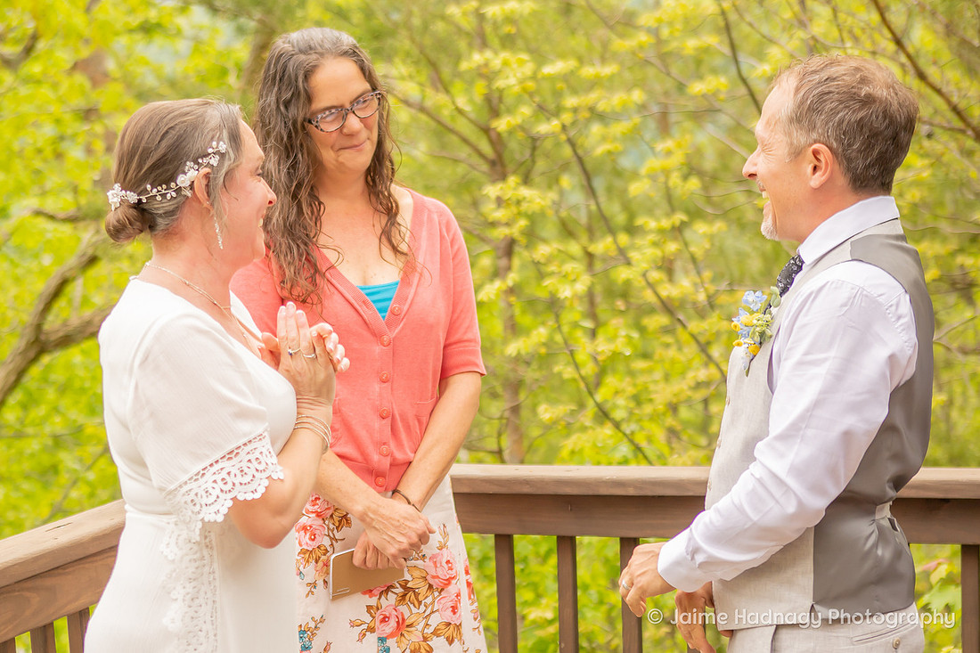 Outdoor Elopement at Airbnb | Hot Springs NC | Asheville Wedding Photographer