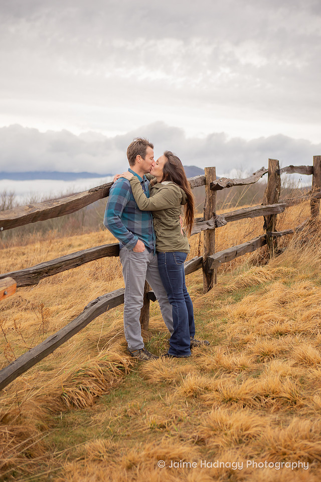 Asheville Photographer Mountain Engagement Photoshoot