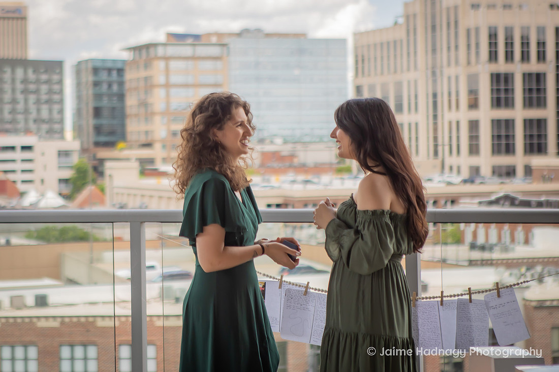 Same Sex Couple Engagement Photos in Greenville SC