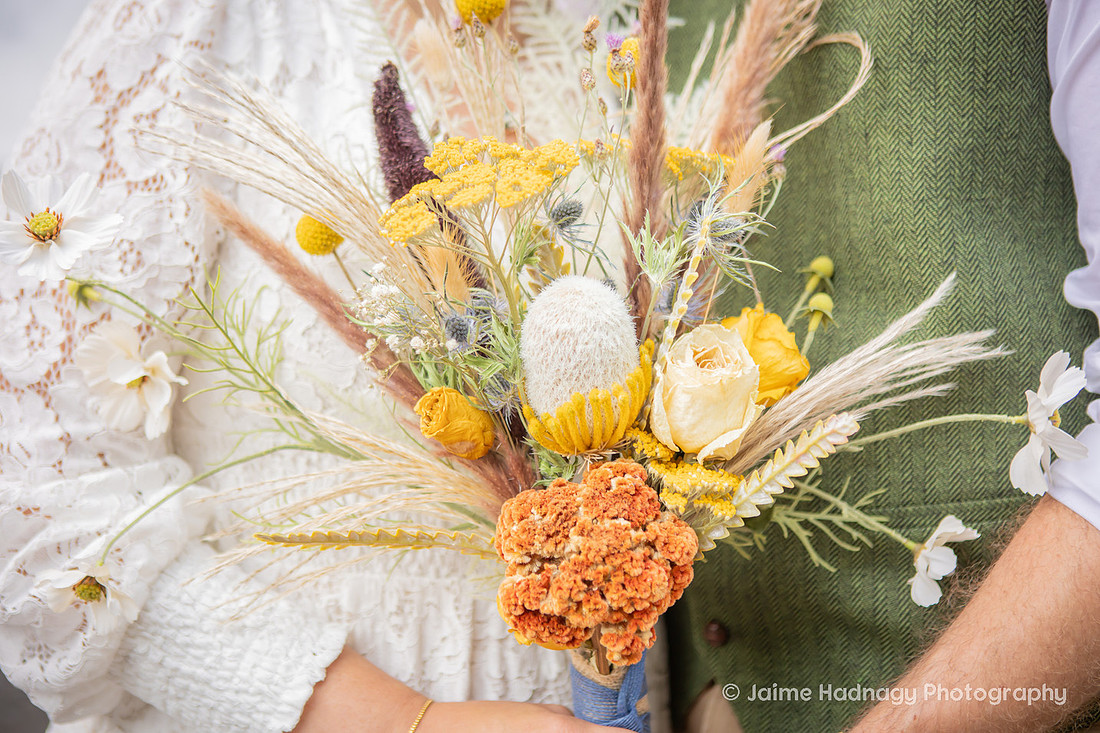 Boho Wedding at a Waterfall in Western NC | Brevard Triple Falls Elopement