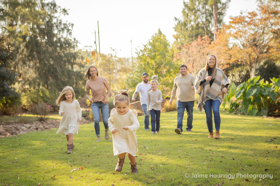 Fall Family Photos and First Birthday at Rock Quarry Garden in Greenville SC | Asheville Photographer