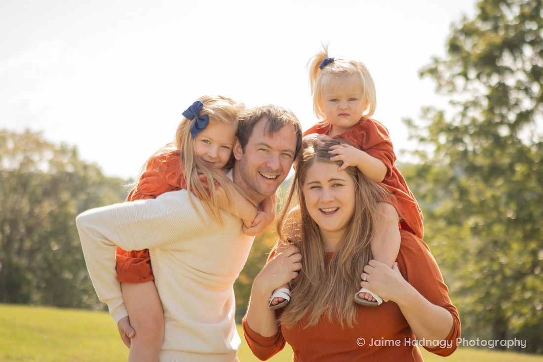 Outdoor Extended Family Portrait | Asheville Photographer