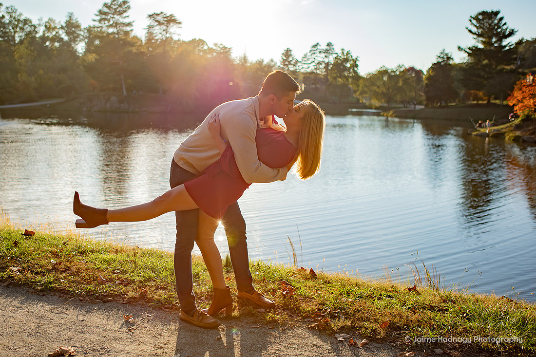 Engagement Session at Lake Louise | Asheville Photographer