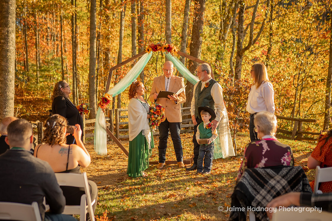 Asheville Wedding Photographer Fall Wedding in the Mountains