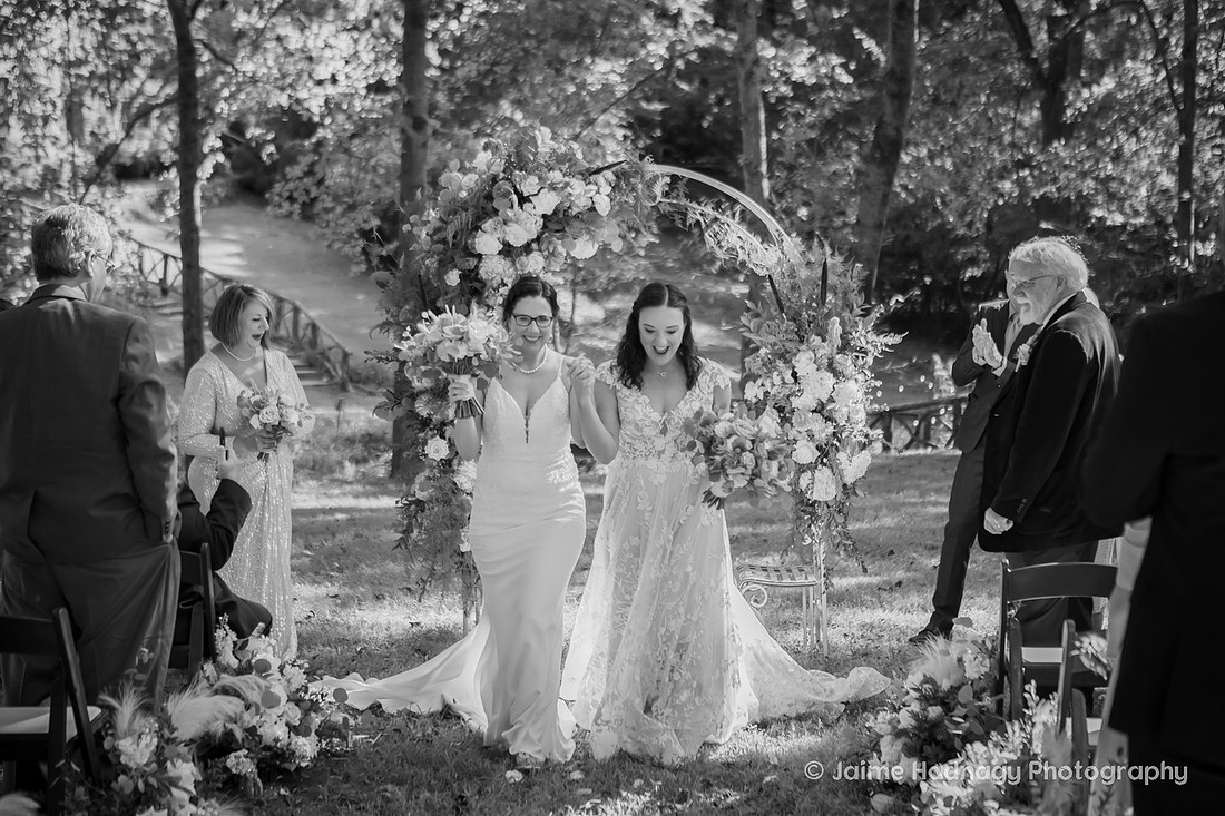 LGBT Wedding Ceremony in Asheville Douglas Ellington House | Photographer