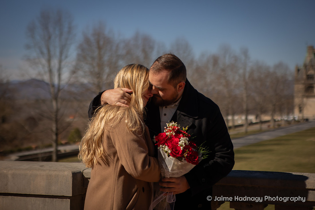 Engagement at Biltmore Estate | Asheville Proposal Photographer