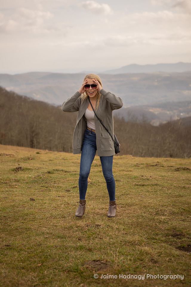 Mountain Hiking Surprise Proposal Photoshoot | Asheville Photographer