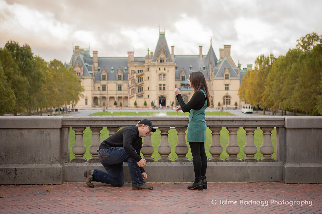 Surprise Proposal at Biltmore Estate