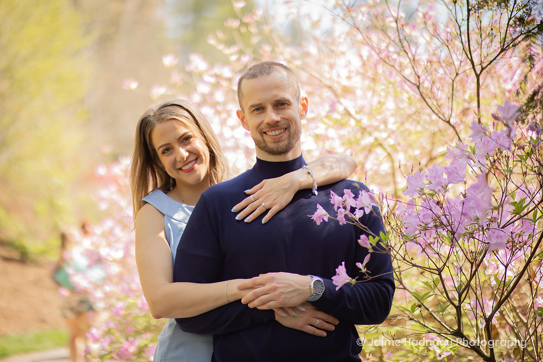 Asheville Engagement Photographer Session at Biltmore Estate Gardens