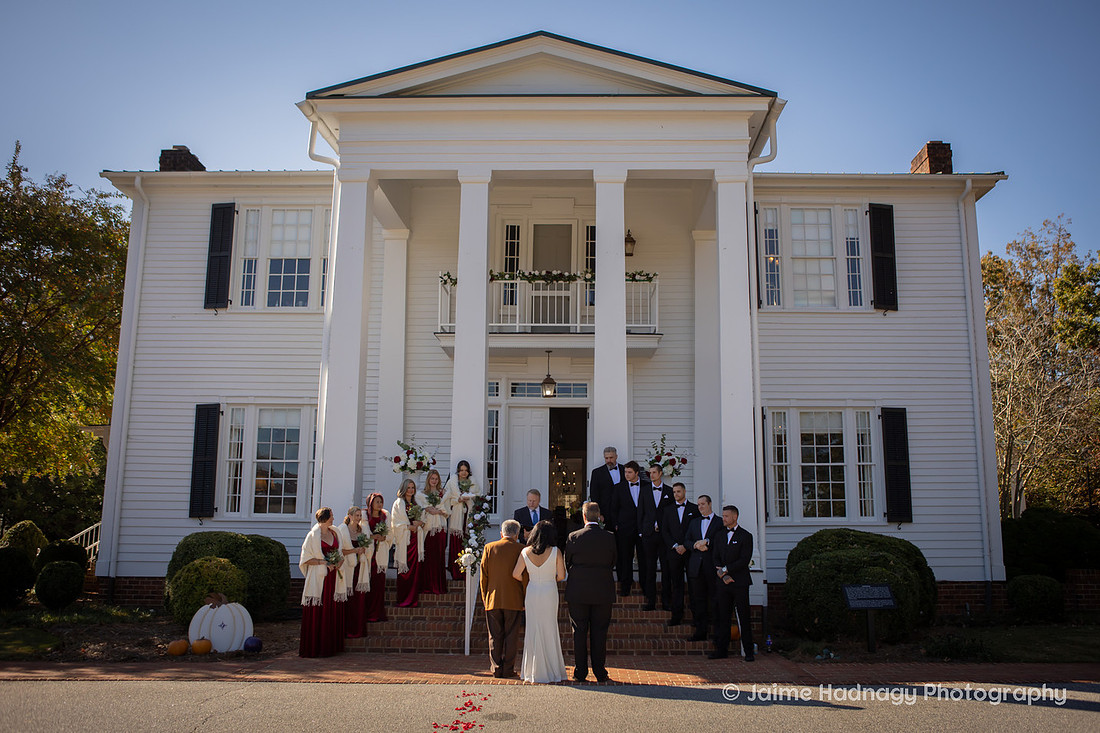 Cherrydale Alumni House Wedding at Furman University