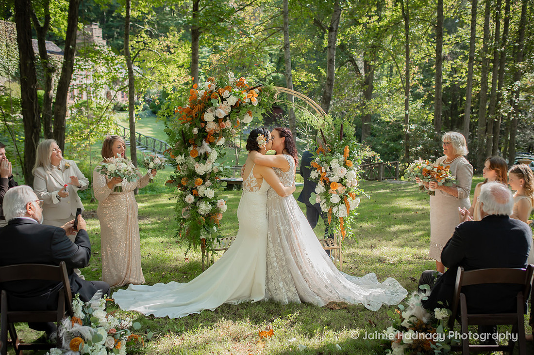 LGBT Wedding Ceremony in Asheville Douglas Ellington House | Photographer