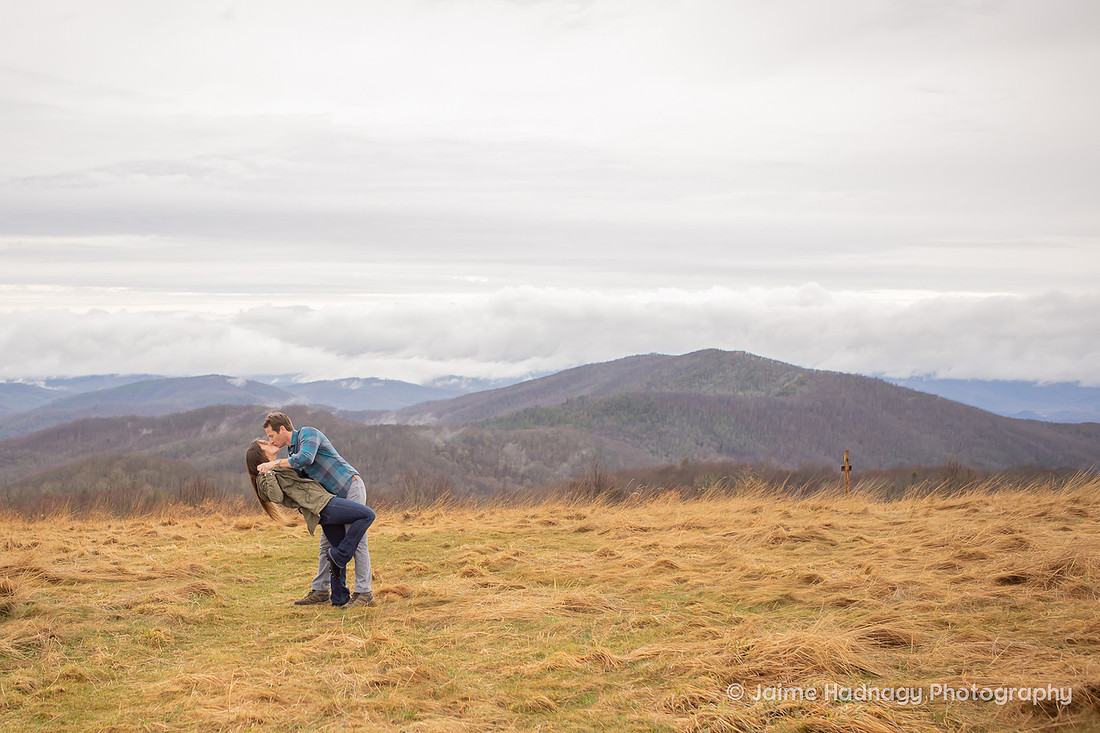 Engagement Photos in the mountains | Asheville Photographer