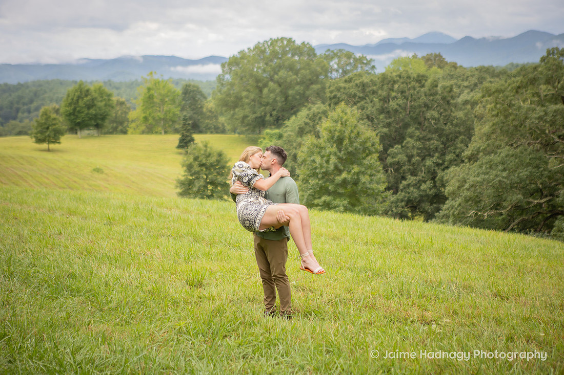 Asheville Engagement Session at BIltmore Estate