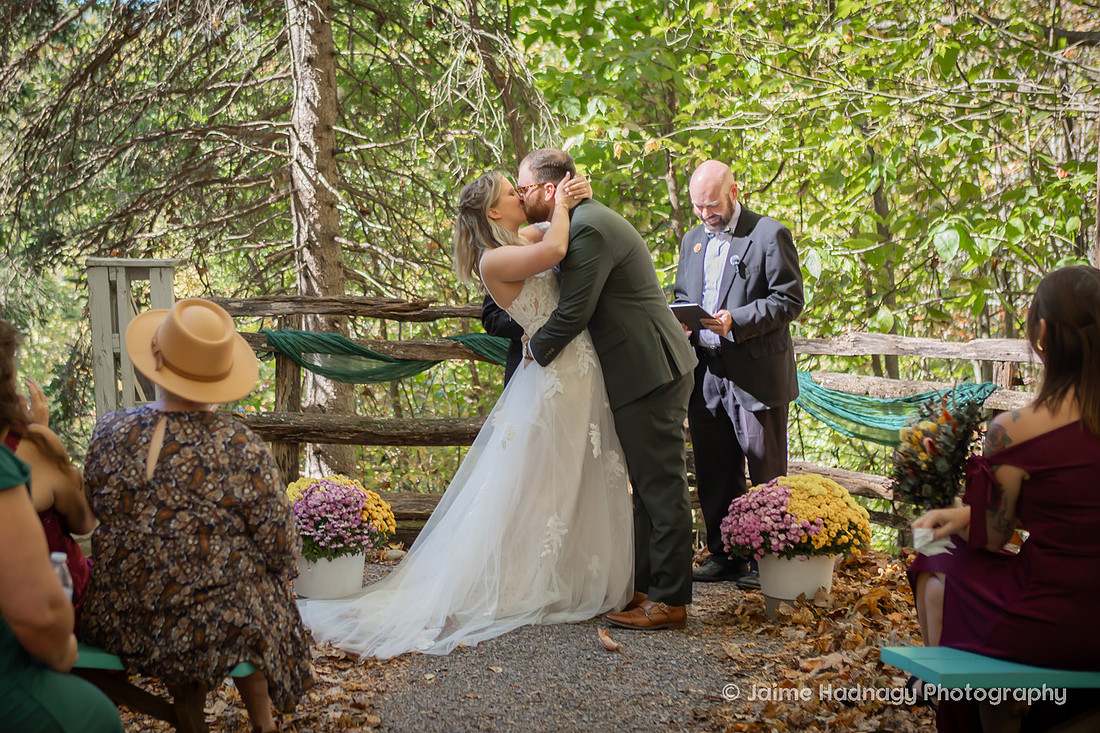 Small Family Wedding at Cabin in the mountains | Asheville Photographer