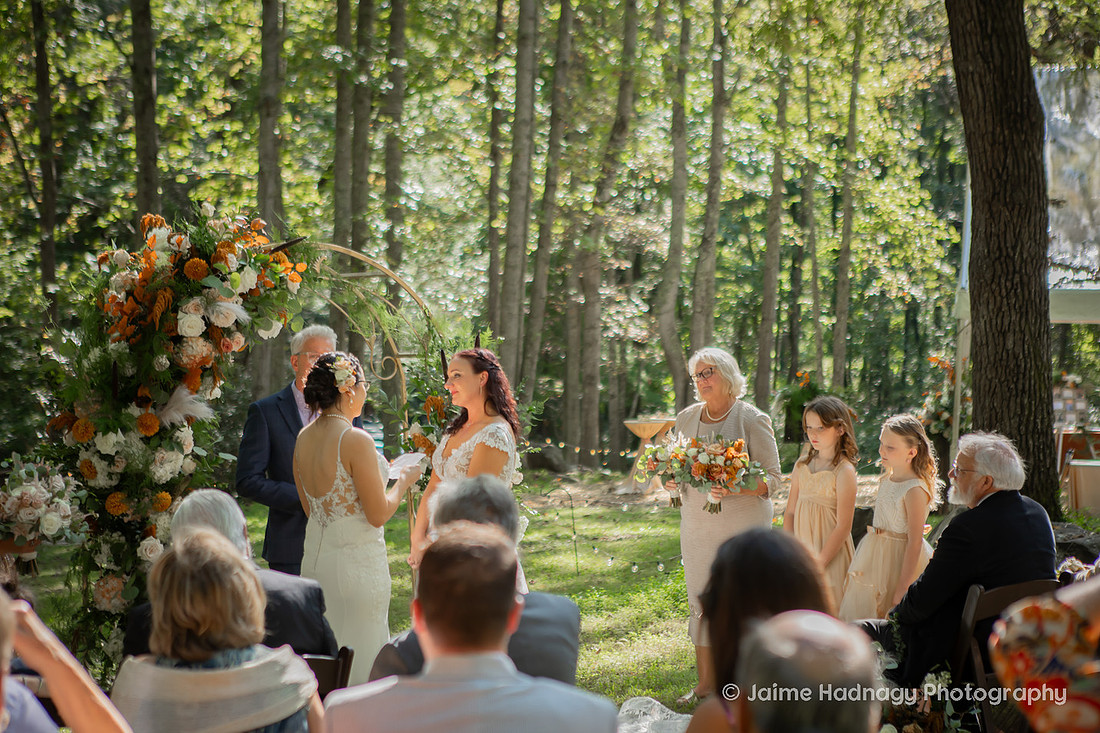 LGBT Wedding Ceremony in Asheville Douglas Ellington House | Photographer