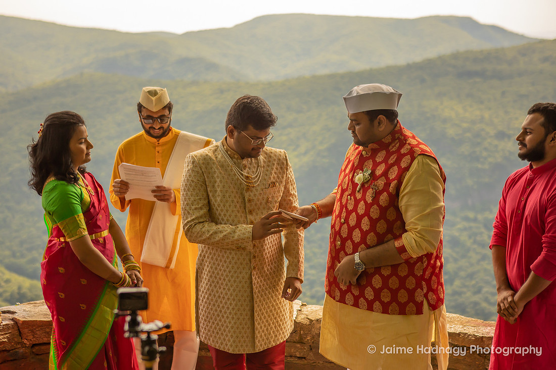 Indian Elopement in the Mountains of Western North Carolina | Wedding Photography