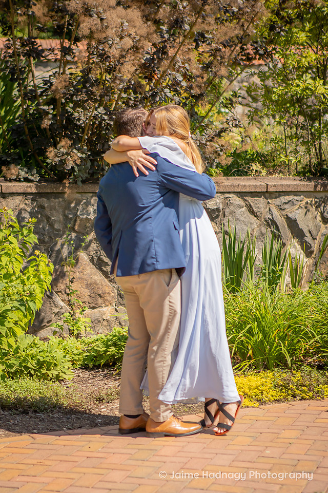 Surprise Proposal in the Walled Gardens of Biltmore Estate | Asheville Engagement Photographer