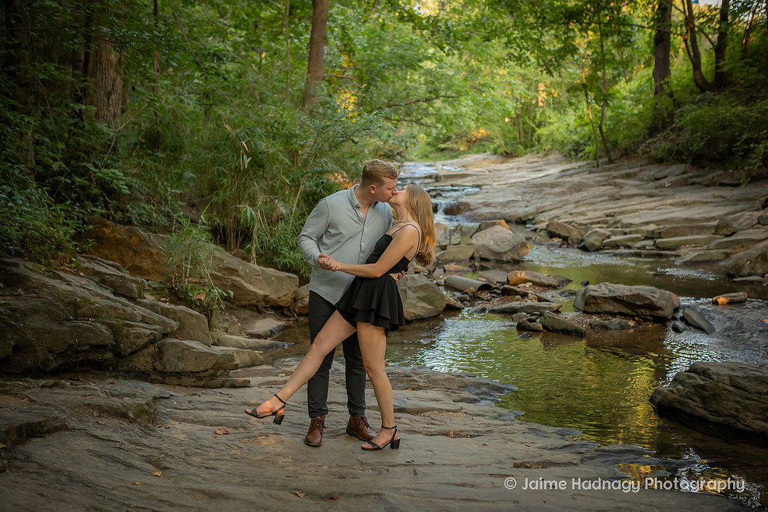 Asheville Engagement Session Botanical Gardens