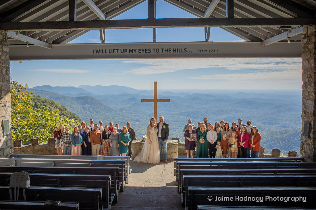 Mountain Wedding at Pretty Place Fred W. Simms Chapel | Asheville Photographer