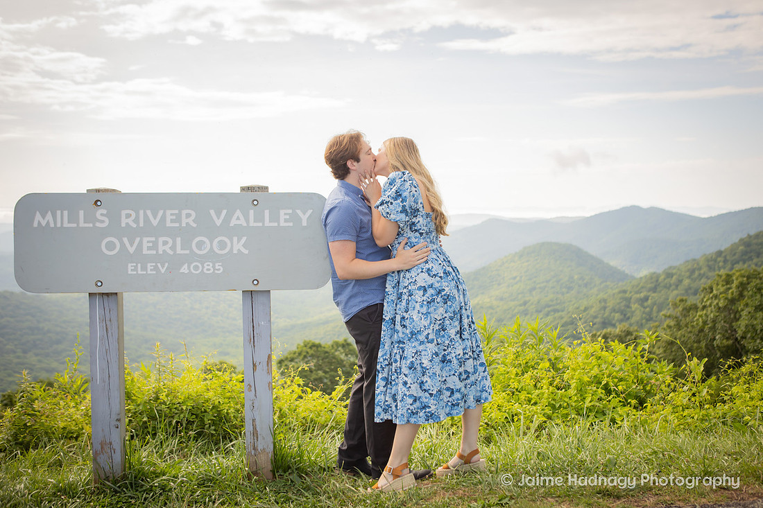 Asheville Engagement Photography Session in the Mountains 