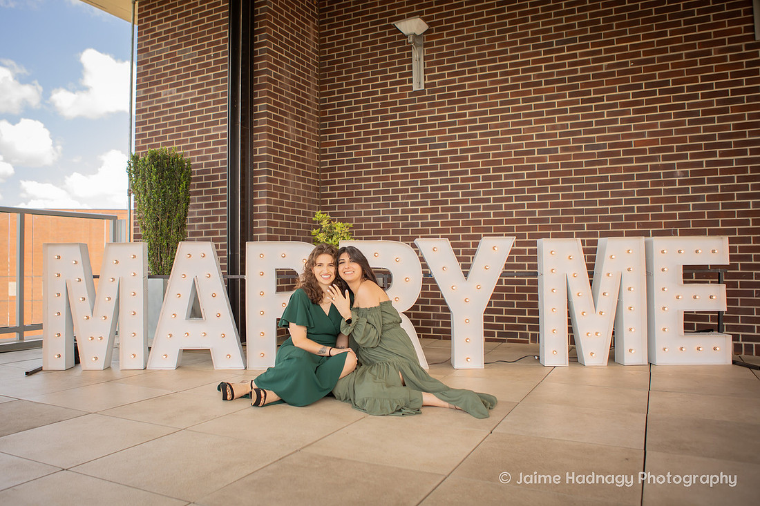 Rooftop Engagement Session in Greenville SC | Proposal Photographer