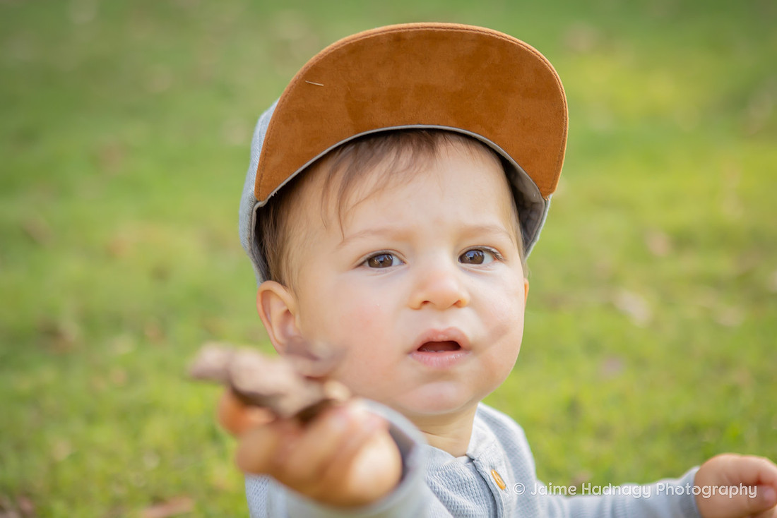 Fall Family Photos and First Birthday at Rock Quarry Garden in Greenville SC | Asheville Photographer