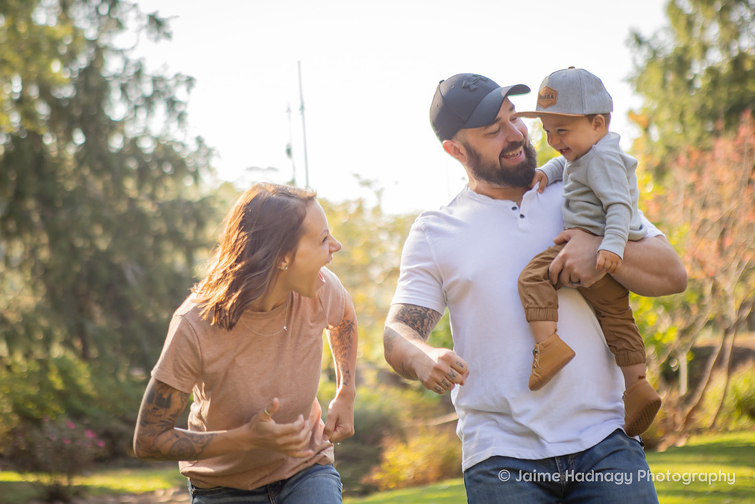 Fall Family Photos and First Birthday at Rock Quarry Garden in Greenville SC | Asheville Photographer